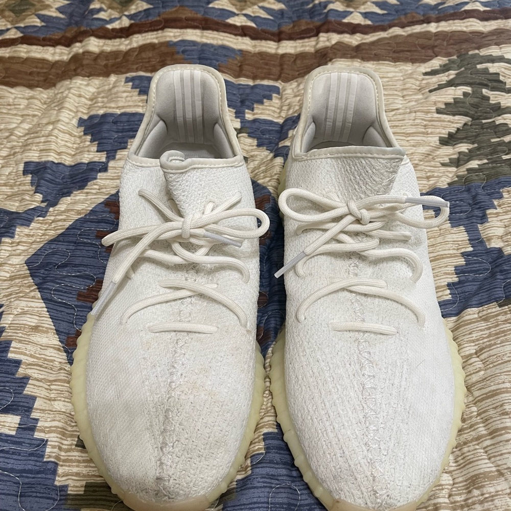 White Yeezy Boost 350 V2 Sneakers